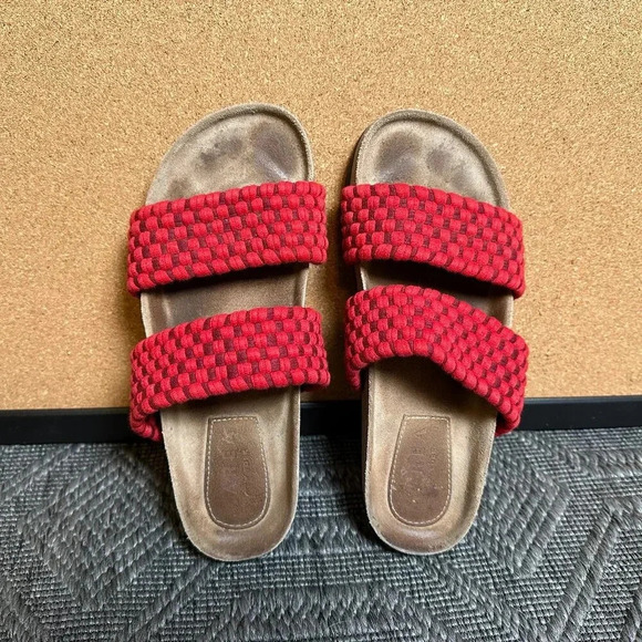 Marea New York Double Banda Sandal in Red Estimated EU 38 - Picture 1 of 5